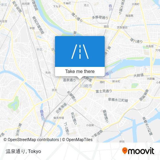 温泉通り map