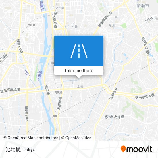 池端橋 map