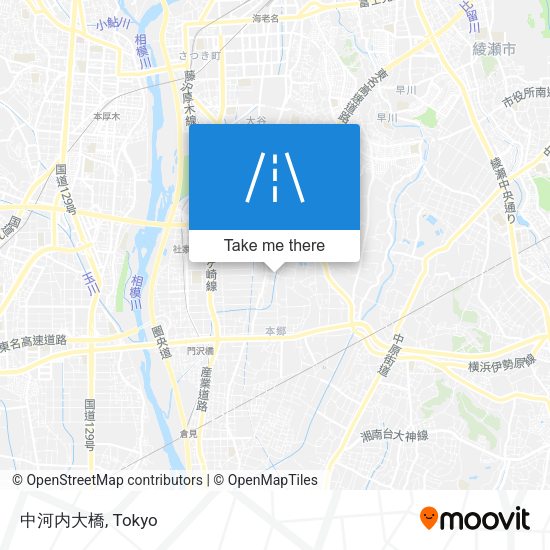 中河内大橋 map