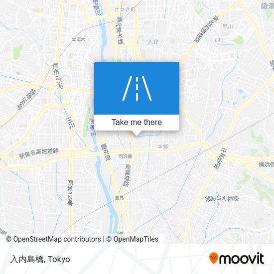 入内島橋 map