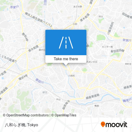 八和らぎ橋 map