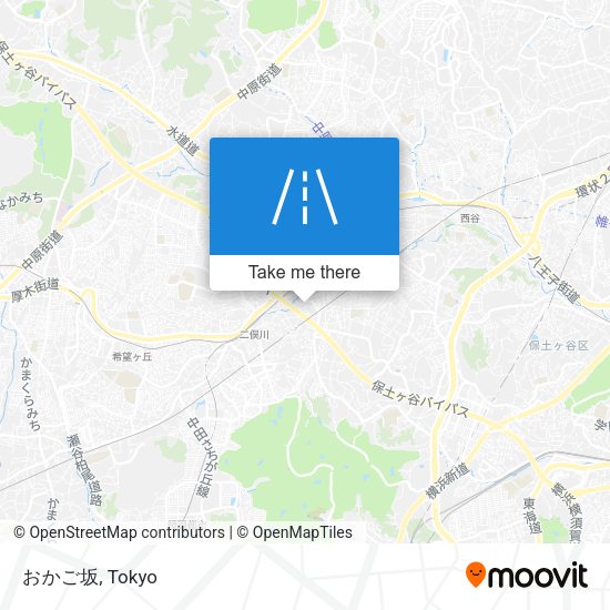 おかご坂 map