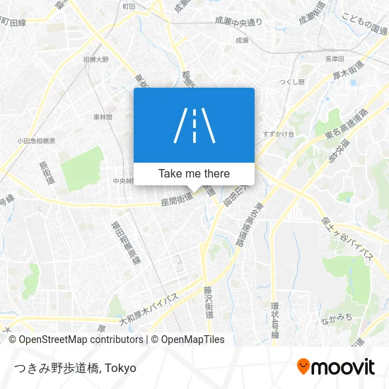 つきみ野歩道橋 map