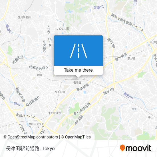 長津田駅前通路 map
