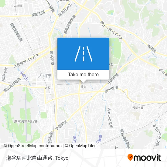 瀬谷駅南北自由通路 map