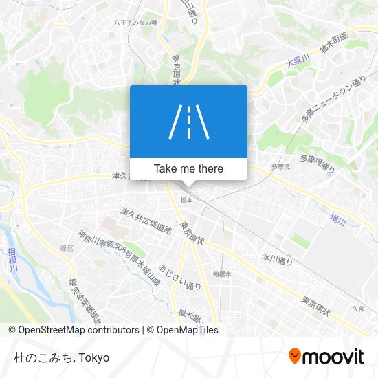 杜のこみち map