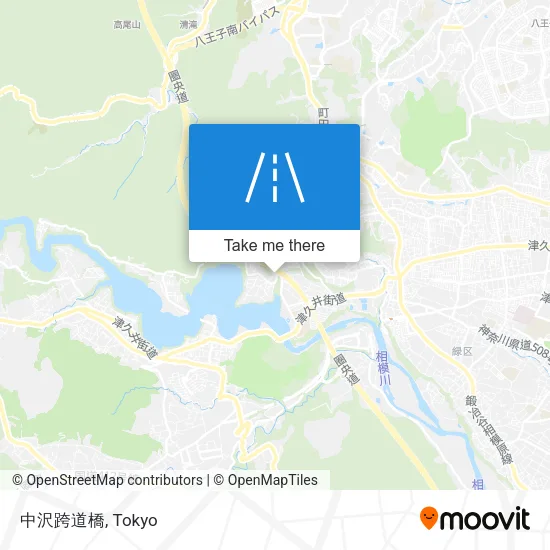 中沢跨道橋 map