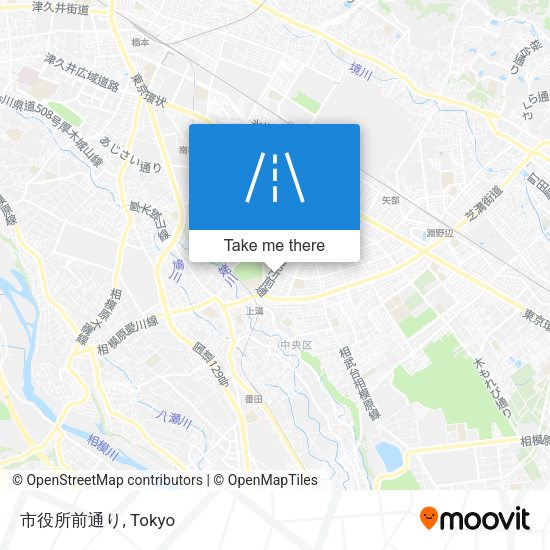 市役所前通り map