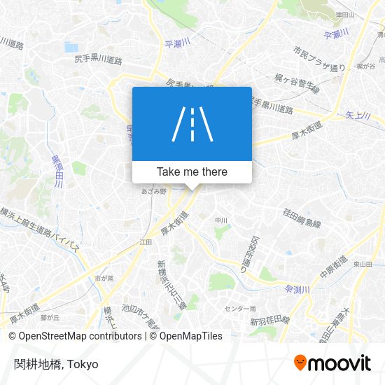 関耕地橋 map