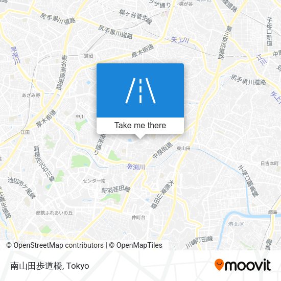 南山田歩道橋 map