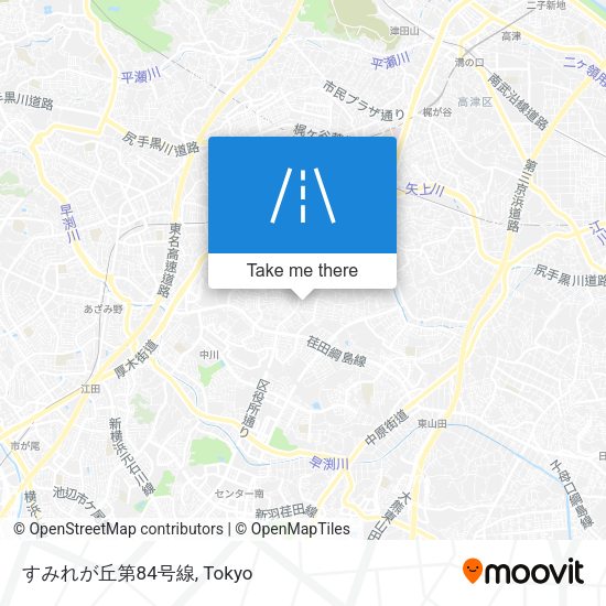 すみれが丘第84号線 map