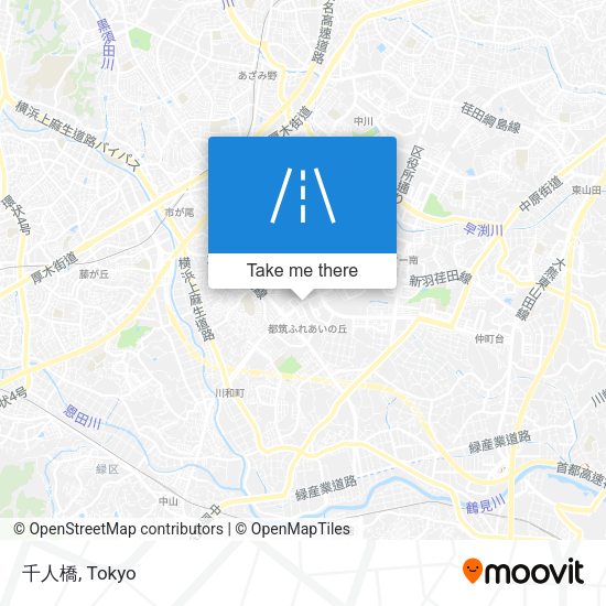 千人橋 map