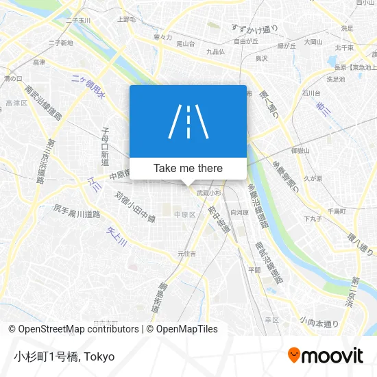 小杉町1号橋 map