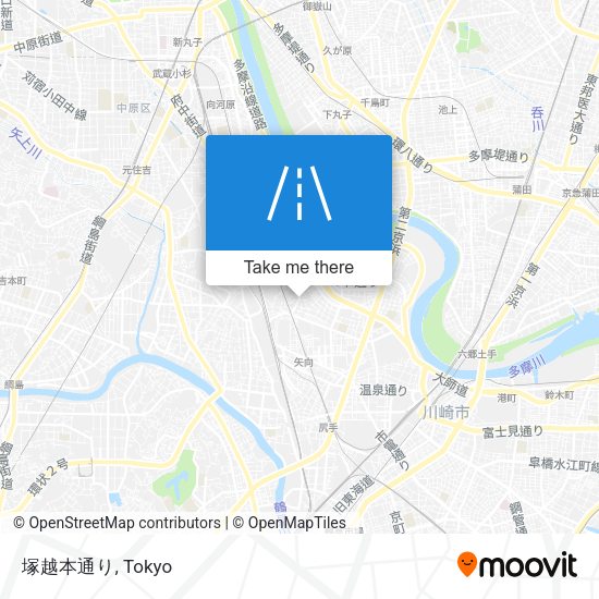 塚越本通り map
