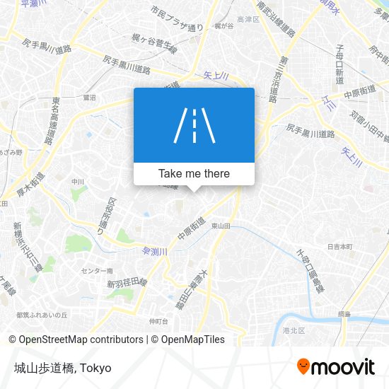 城山歩道橋 map