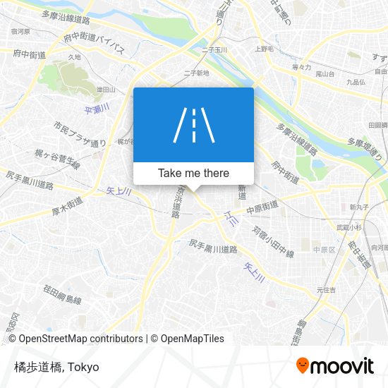 橘歩道橋 map
