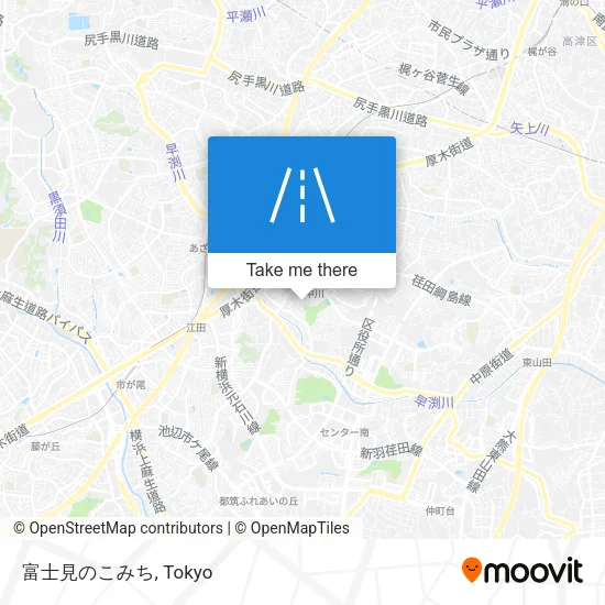 富士見のこみち map