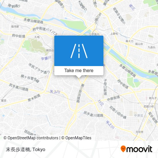 末長歩道橋 map