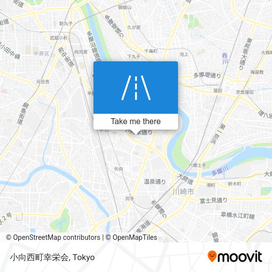 小向西町幸栄会 map
