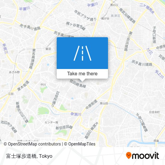 富士塚歩道橋 map