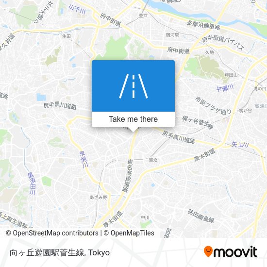 向ヶ丘遊園駅菅生線 map