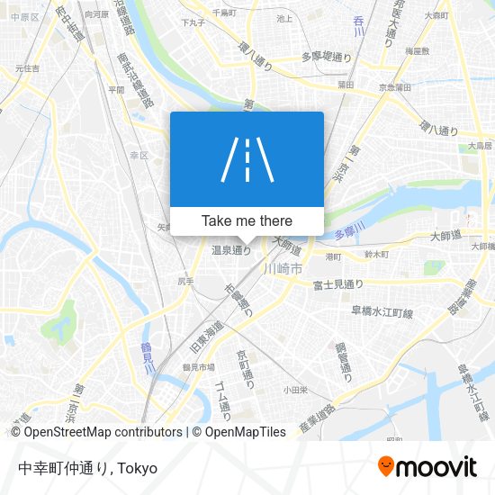 中幸町仲通り map