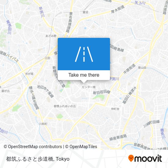 都筑ふるさと歩道橋 map