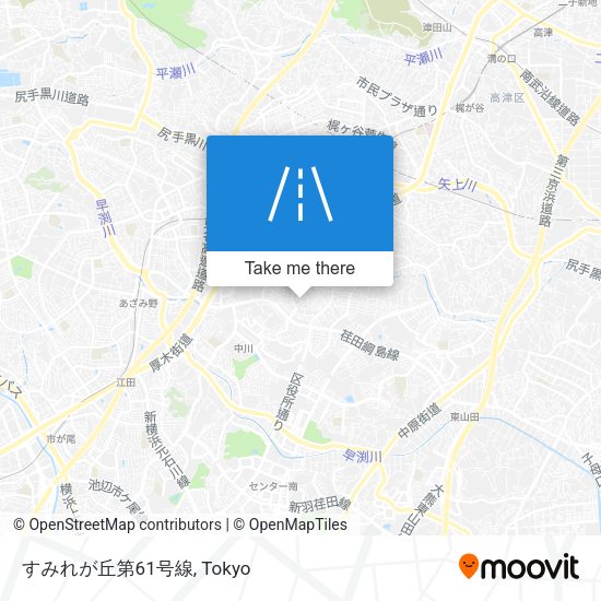 すみれが丘第61号線 map