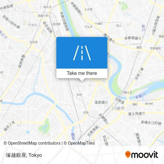 塚越銀座 map
