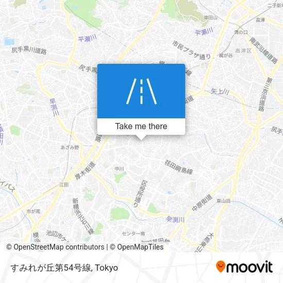 すみれが丘第54号線 map