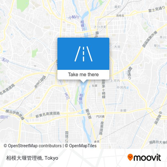 相模大堰管理橋 map