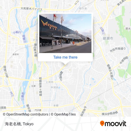 海老名橋 map