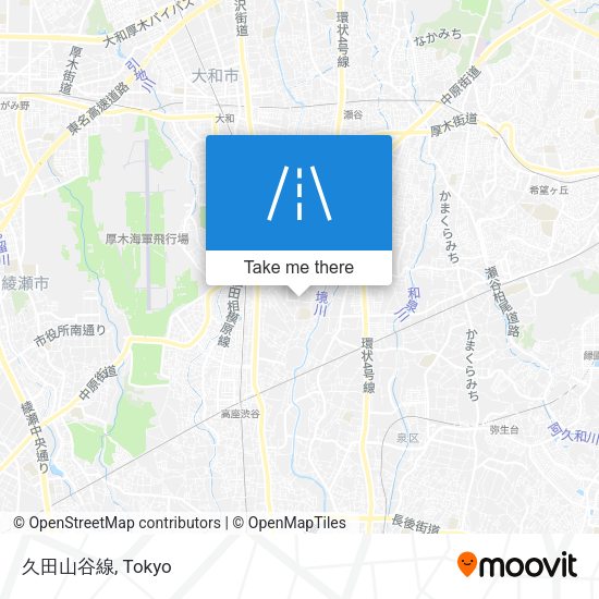 久田山谷線 map