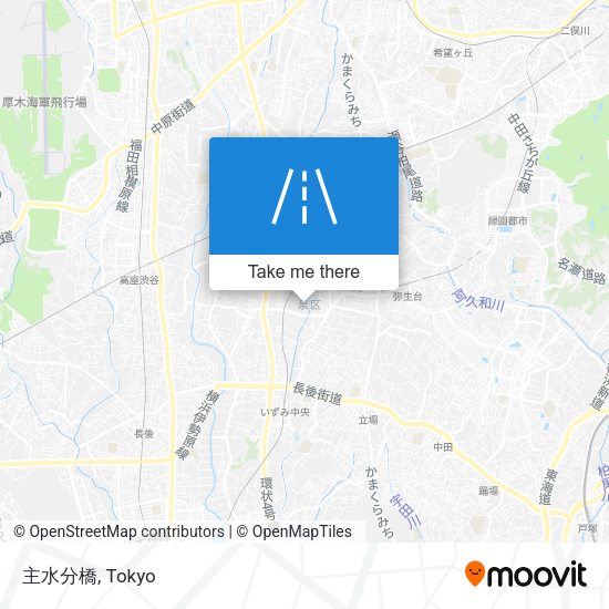 主水分橋 map