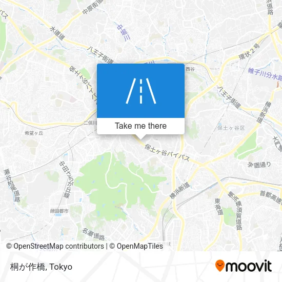 桐が作橋 map
