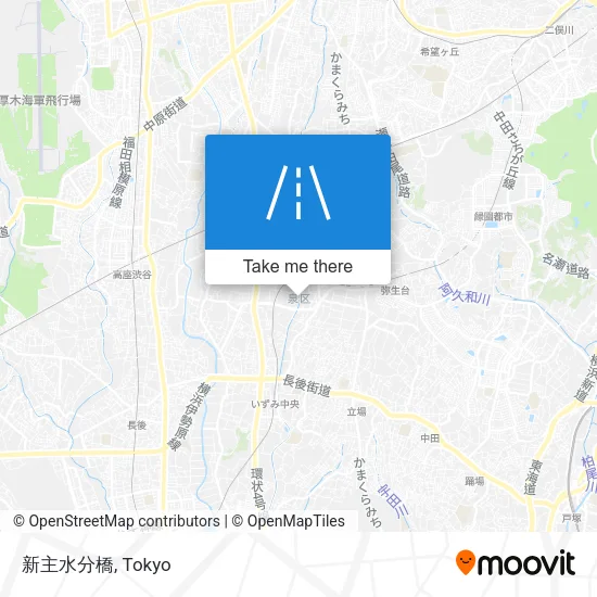新主水分橋 map