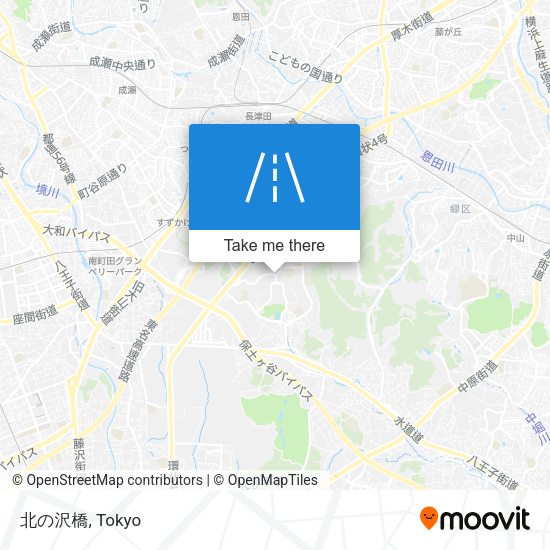 北の沢橋 map