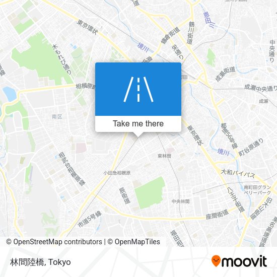 林間陸橋 map