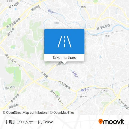 中堀川プロムナード map