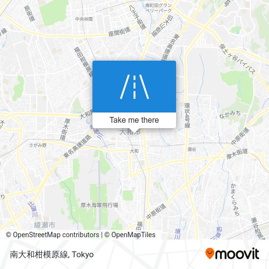 南大和柑模原線 map