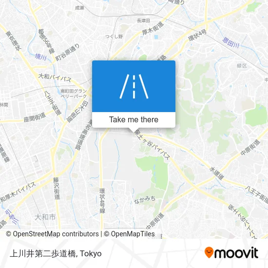 上川井第二歩道橋 map