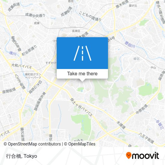 行合橋 map