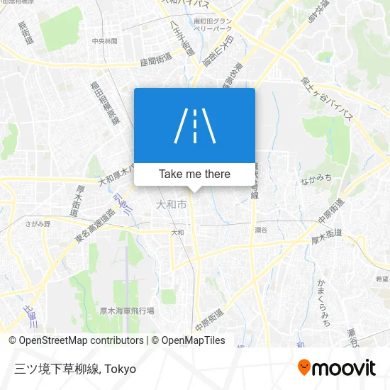 三ツ境下草柳線 map