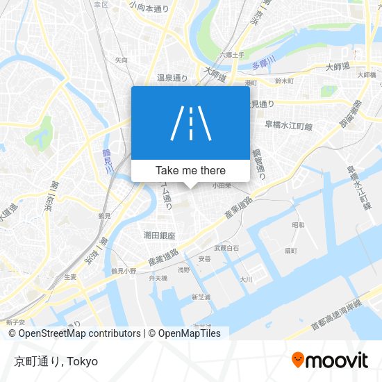 京町通り map