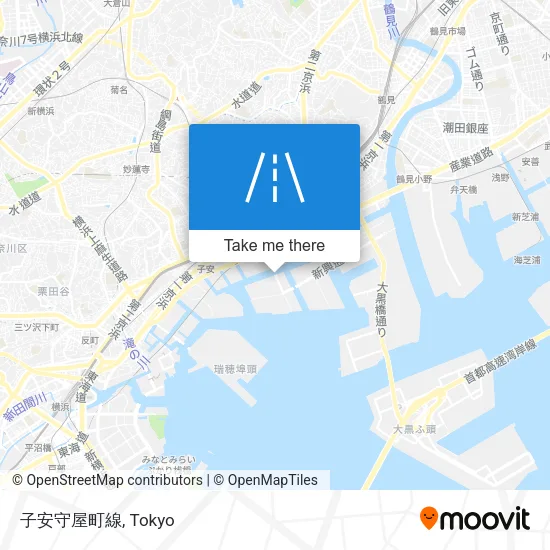 子安守屋町線 map