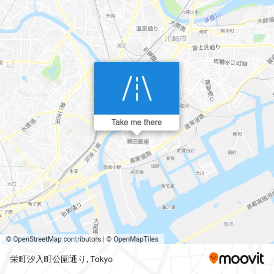 栄町汐入町公園通り map