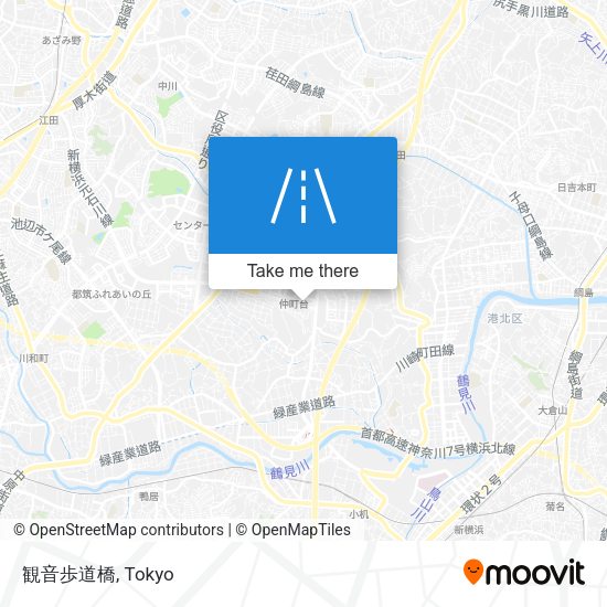 観音歩道橋 map