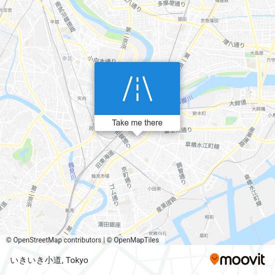 いきいき小道 map