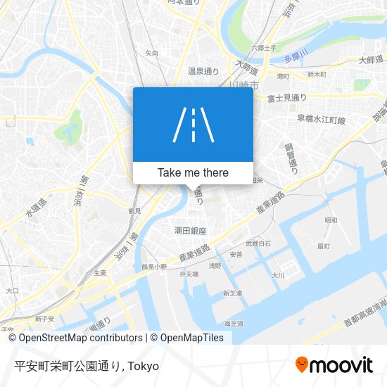 平安町栄町公園通り map
