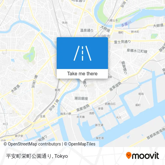 平安町栄町公園通り map